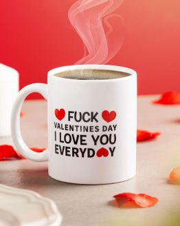 Krus med Tryk - F*ck Valentines Day