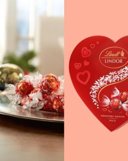 Lindt Lindor hjerteformet chokoladeæske